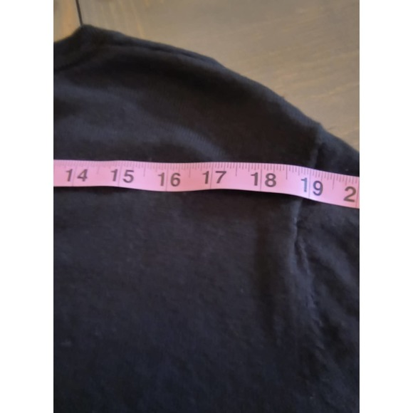 Banana Republic factory 100% Merino Wool Black Long Sleeve V-neck Sweater Sz Ll - Picture 12 of 13